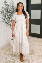 Angelcore Square Neck Dress Ave Shops