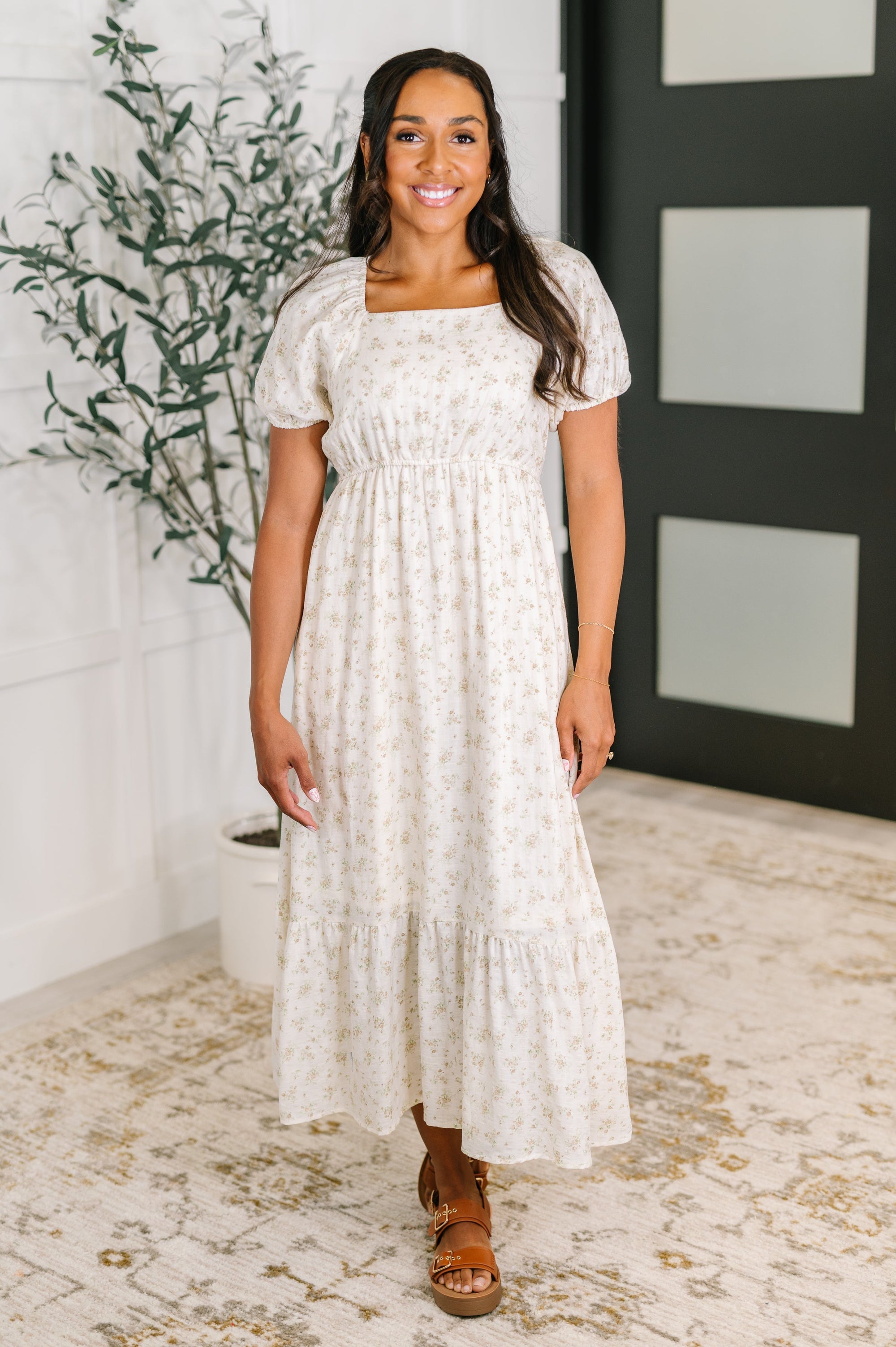 Angelcore Square Neck Dress Ave Shops