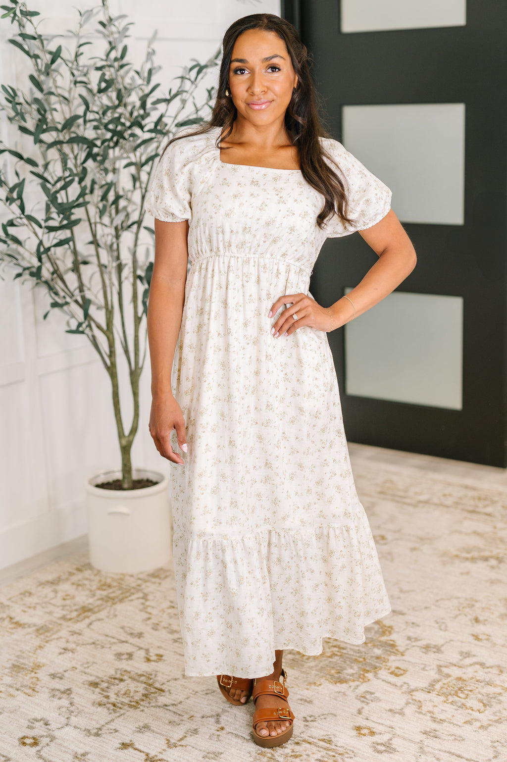 Angelcore Square Neck Dress Ave Shops