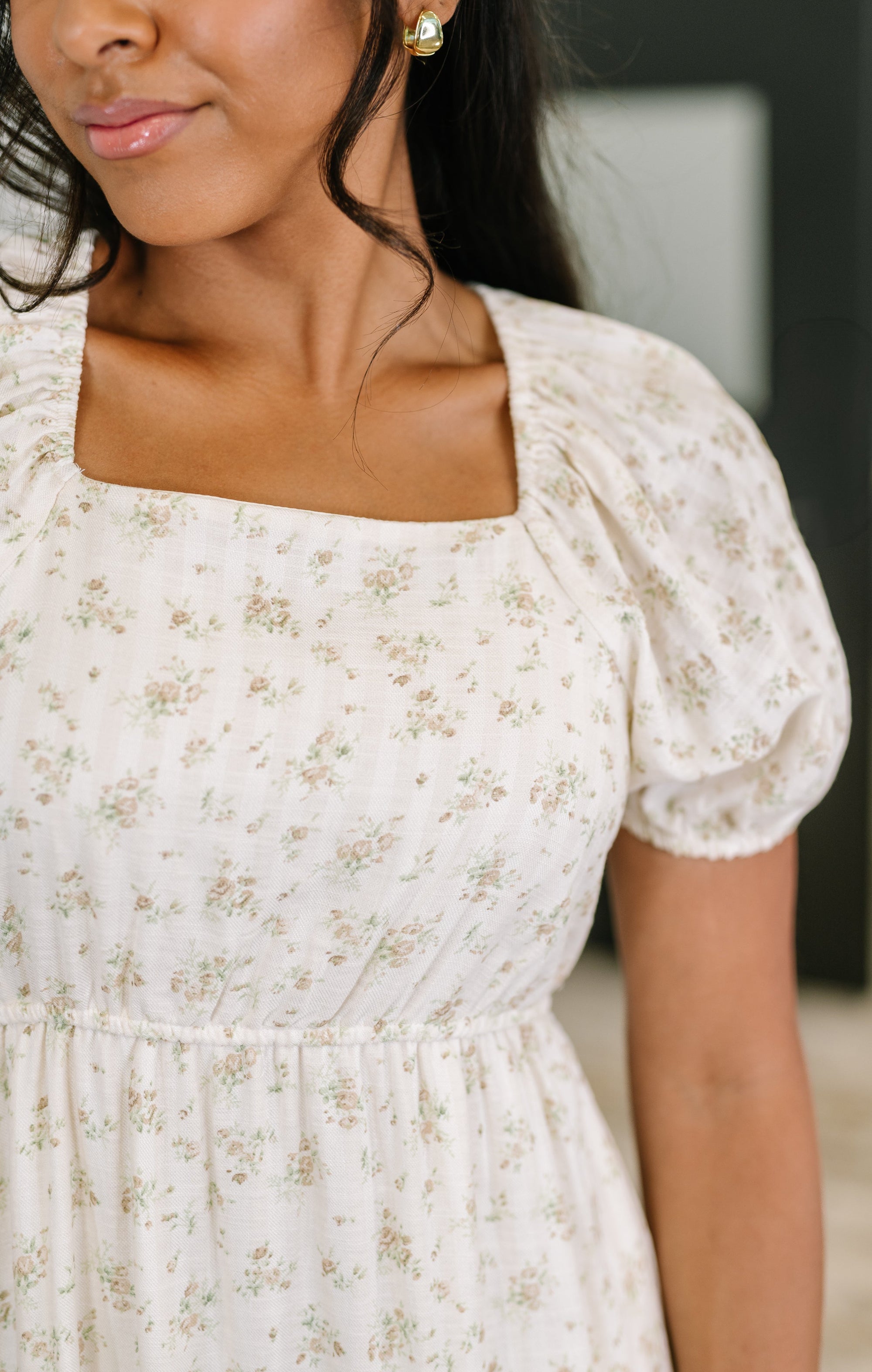 Angelcore Square Neck Dress Ave Shops