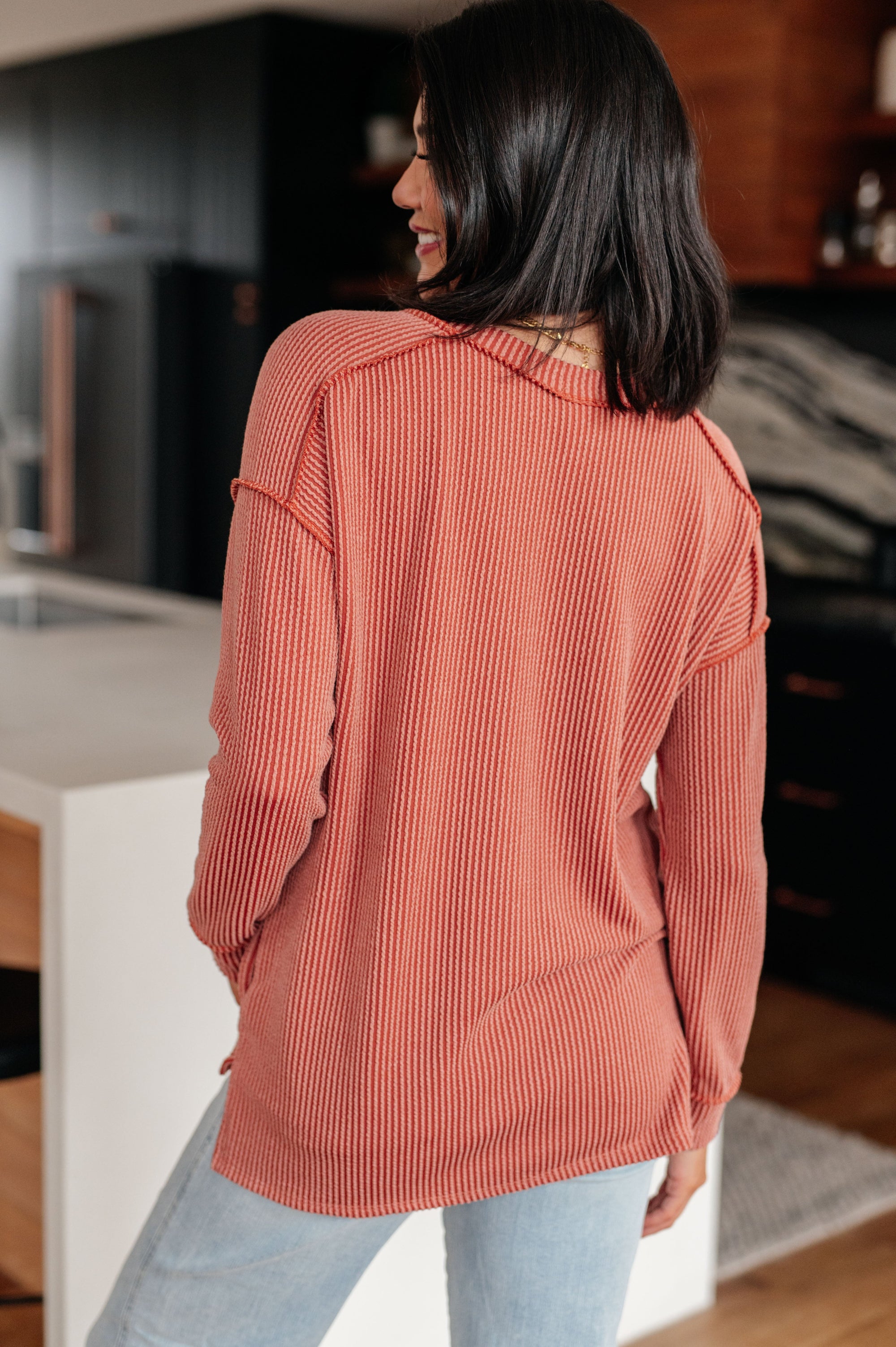 Première Douceur -Rib Knit Top