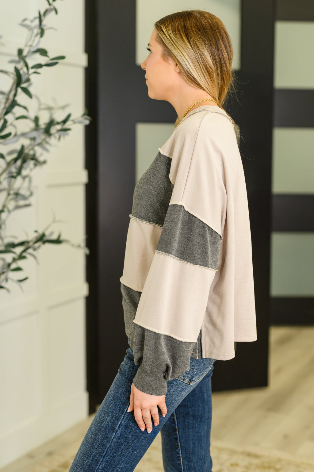Pull Doux Bicolore