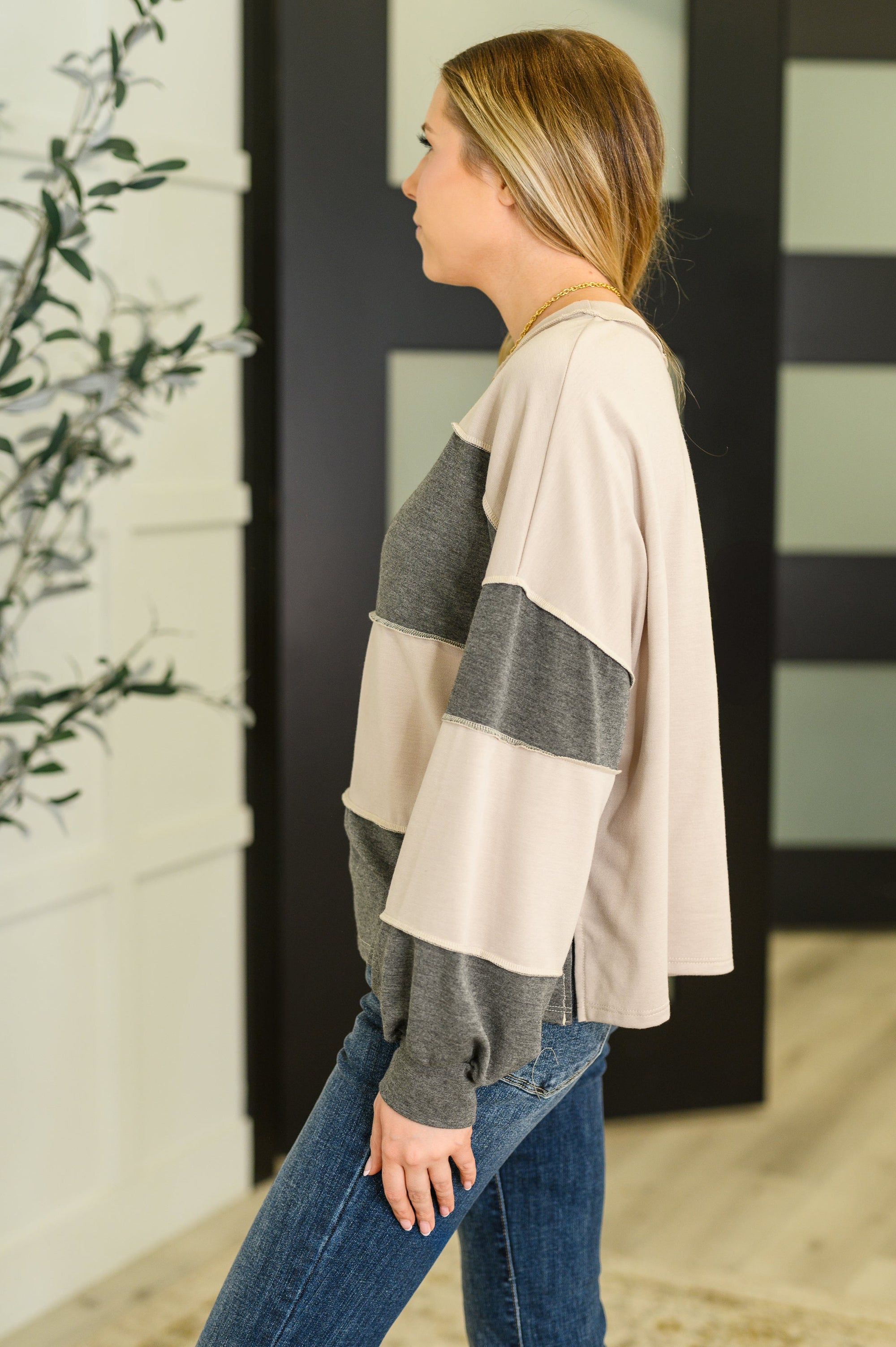 Pull Doux Bicolore