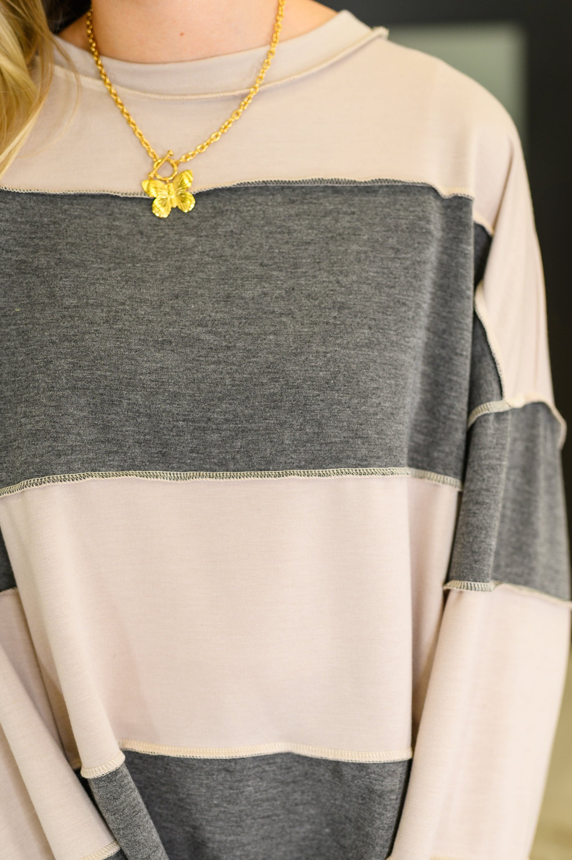 Pull Doux Bicolore